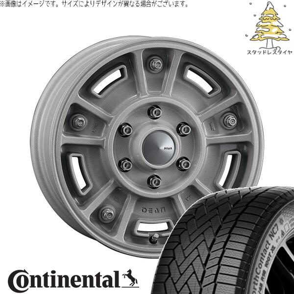 ハイエース専用 215/65R16 スタッドレスタイヤ ホイール 4本セット 新品 | コンチネンタル (CONTINENTAL) ノースコンタクト セブン (NorthContact7) × クリムソン (CRIMSON) ディーン BJメキシカン ショットクリア 16インチ 6.5J +38 6穴139.7|タイヤショップ オールテレーン