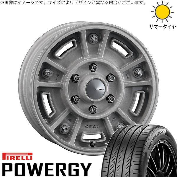 ハイエース専用 215/65R16 サマータイヤ ホイール 4本セット 新品 | ピレリ (PIRELLI) パワジー × クリムソン (CRIMSON) ディーン BJメキシカン ショットクリア 16インチ 6.5J +38 6穴139.7|タイヤショップ オールテレーン