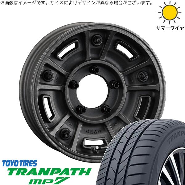 スズキ ジムニー JB64 JB23 JA22 JA12 215/70R16 サマータイヤ ホイール 4本セット 新品 | トーヨータイヤ (TOYO TIRE) トランパス MP7 × クリムソン (CRIMSON) ディーン BJメキシカン ショットチャコールブラック 16インチ 5.5J +20 5穴139.7|タイヤショップ オールテレーン