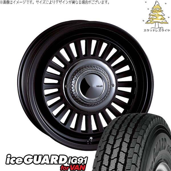 スズキ ジムニー JB64 JB23 JA22 JA12 225/70R16 スタッドレスタイヤ ホイール 4本セット 新品 | ヨコハマタイヤ (YOKOHAMA) アイスガード91 (iceGUARD91 IG91) × クリムソン (CRIMSON) ディーン カリフォルニア マットブラック 16インチ 5.5J +20 5穴139.7|タイヤショップ オールテレーン