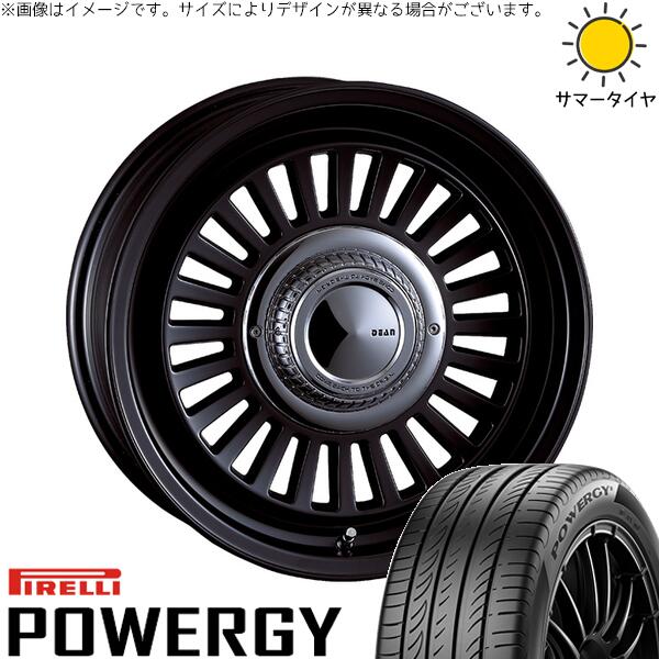 ハイエース専用 215/65R16 サマータイヤ ホイール 4本セット 新品 | ピレリ (PIRELLI) パワジー × クリムソン (CRIMSON) ディーン カリフォルニア マットブラック 16インチ 6.5J +38 6穴139.7|タイヤショップ オールテレーン