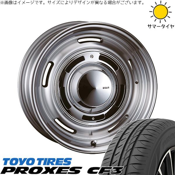 ノート マツダ2 185/60R16 サマータイヤ ホイール 4本セット 新品 | トーヨータイヤ (TOYO TIRE) プロクセス CF3 × クリムソン (CRIMSON) ディーン クロスカントリー バーニッシュグレー 16インチ 6J +42 4穴100|タイヤショップ オールテレーン