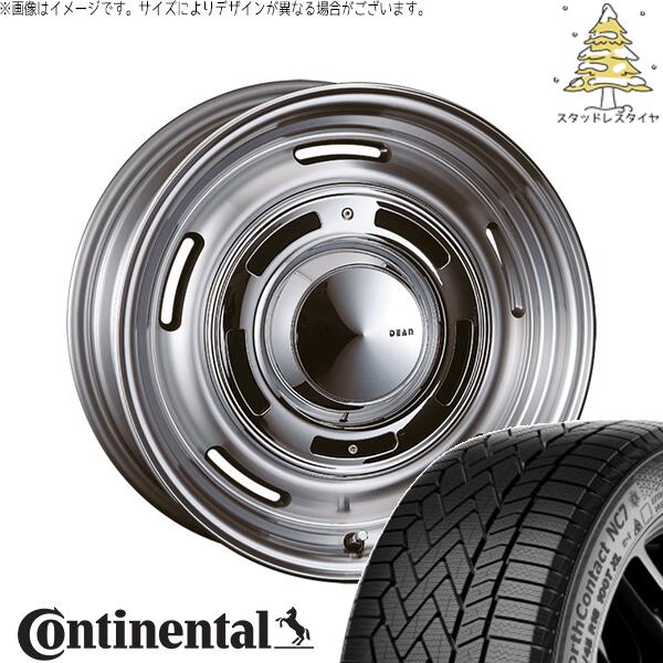 アウトランダー 225/55R18 スタッドレスタイヤ ホイール 4本セット 新品 | コンチネンタル (Continental) ノースコンタクト NC7 × クリムソン (CRIMSON) ディーン クロスカントリー バーニッシュグレー 18インチ 8J +35 5穴114.3|タイヤショップ オールテレーン