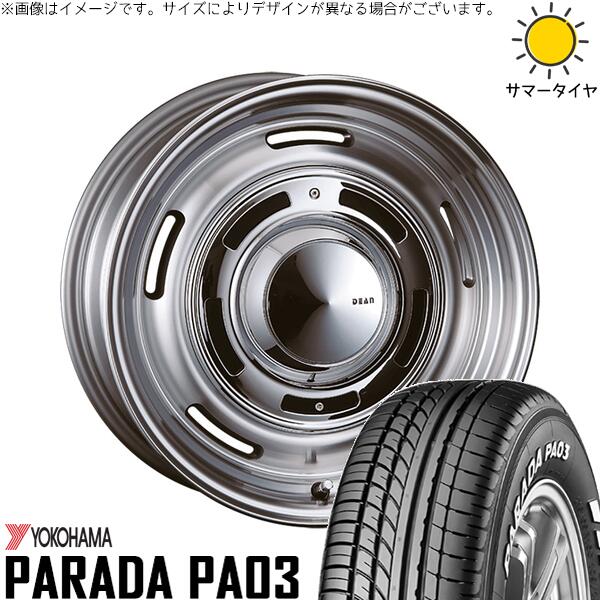 スカイライン 225/50R18 サマータイヤ ホイール 4本セット 新品 | ヨコハマタイヤ (YOKOHAMA) パラダ PA03 × クリムソン (CRIMSON) ディーン クロスカントリー バーニッシュグレー 18インチ 8J +35 5穴114.3