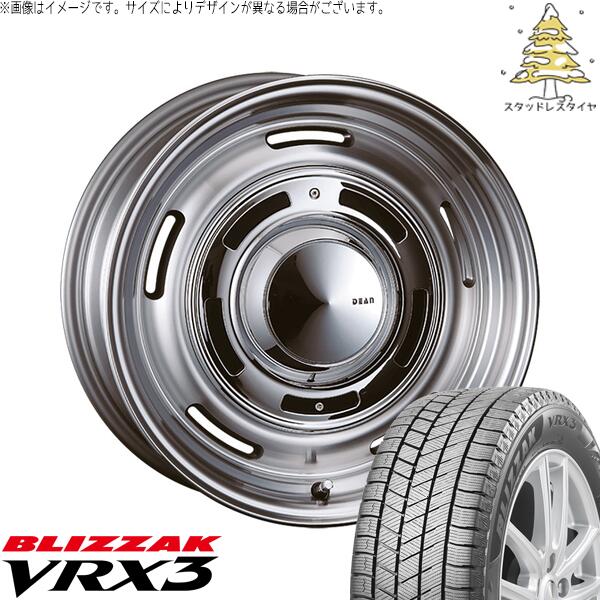 インプレッサ 205/50R17 スタッドレスタイヤ ホイール 4本セット 新品 | ブリヂストン (BRIDGESTONE) ブリザック VRX3 (BLIZZAK VRX3) × クリムソン (CRIMSON) ディーン クロスカントリー バーニッシュグレー 17インチ 7.0J +40 5穴100|タイヤショップ オールテレーン