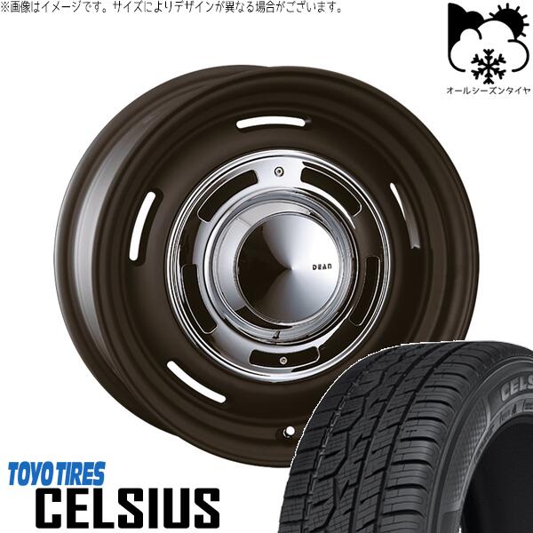 シエンタ リフトアップ 205/60R16 オールシーズンタイヤ ホイール 4本セット 新品 | トーヨータイヤ (TOYO TIRE) セルシアス × クリムソン (CRIMSON) ディーン クロスカントリー マットブラック 16インチ 6.5J +43 5穴100|タイヤショップ オールテレーン