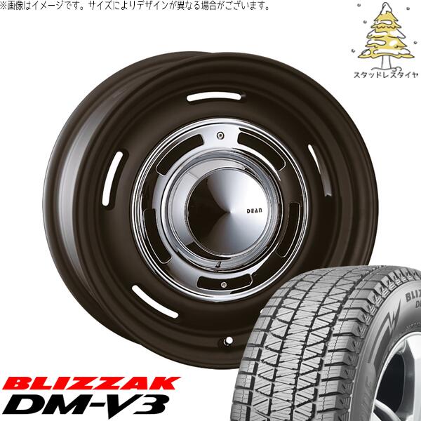 トライトン 265/70R17 スタッドレスタイヤ ホイール 4本セット 新品 | ブリヂストン (BRIDGESTONE) ブリザック DM-V3 (BLIZZAK DM-V3) × クリムソン (CRIMSON) ディーン クロスカントリー マットブラック 17インチ 8J +20 6穴139.7