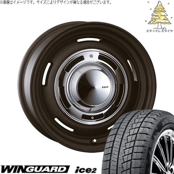 アウトバック 225/65R17 スタッドレスタイヤ ホイール 4本セット 新品 | ネクセン (NEXEN) ウィンガード アイス2 (WinGUARD ice2) × クリムソン (CRIMSON) ディーン クロスカントリー マットブラック 17インチ 7.0J +40 5穴100