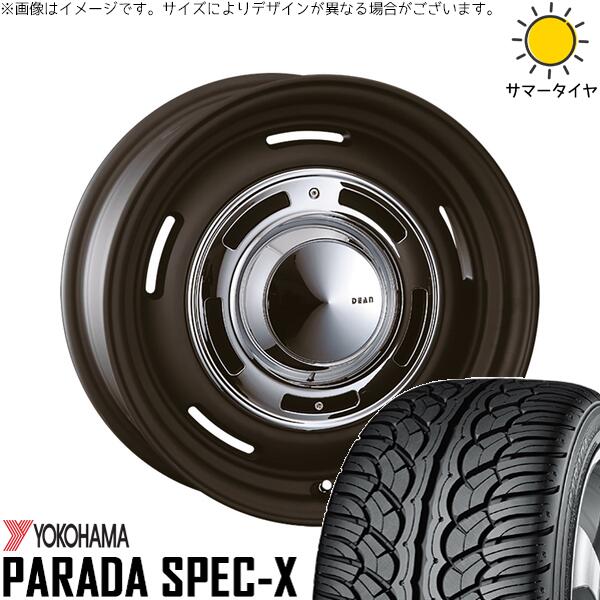 GN アウトランダー 235/60R18 サマータイヤ ホイール 4本セット 新品 | ヨコハマタイヤ (YOKOHAMA) パラダ Spec-X PA02 × クリムソン (CRIMSON) ディーン クロスカントリー マットブラック 18インチ 8J +35 5穴114.3