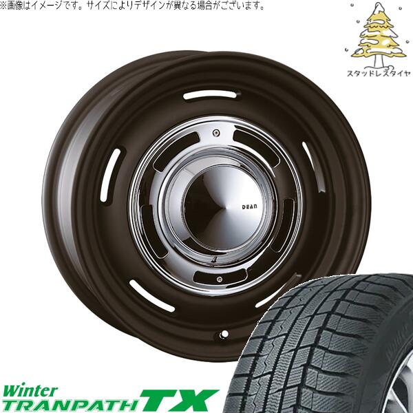 クラウンスポーツ 235/60R18 スタッドレスタイヤ ホイール 4本セット 新品 | トーヨータイヤ (TOYO) ウィンタートランパス TX (WinterTRANPATH TX) × クリムソン (CRIMSON) ディーン クロスカントリー マットブラック 18インチ 8J +35 5穴114.3|タイヤショップ オールテレーン