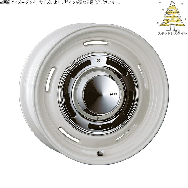 タンク ルーミー トール 165/55R15 スタッドレスタイヤ ホイール 4本セット 新品 | おすすめ輸入タイヤ &times; クリムソン (CRIMSON) ディーン クロスカントリー マーガレットホワイト 15インチ 6J +42 4穴100｜タイヤショップ オールテレーン 88,512円