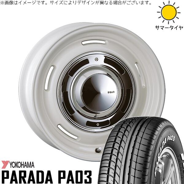 XV フォレスター 215/65R16 サマータイヤ ホイール 4本セット 新品 | ヨコハマタイヤ (YOKOHAMA) パラダ PA03 × クリムソン (CRIMSON) ディーン クロスカントリー マーガレットホワイト 16インチ 6.5J +43 5穴100|タイヤショップ オールテレーン