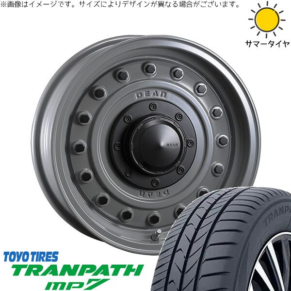 スズキ ジムニー JB64 JB23 JA22 JA12 215/70R16 サマータイヤ ホイール 4本セット 新品 | トーヨータイヤ (TOYO TIRE) トランパス MP7 × クリムソン (CRIMSON) ディーン コロラド スティールグレー 16インチ 5.5J +20 5穴139.7|タイヤショップ オールテレーン