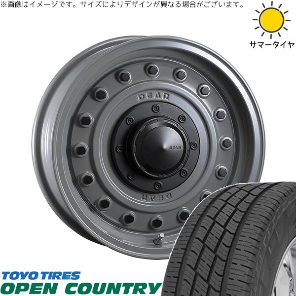 スズキ ジムニー JB64 JB23 JA22 JA12 215/70R16 サマータイヤ ホイール 4本セット 新品 | トーヨータイヤ (TOYO TIRE) オープンカントリー H/T2 &times; クリムソン (CRIMSON) ディーン コロラド スティールグレー 16インチ 5.5J +20 5穴139.7｜タイヤショップ オールテレーン