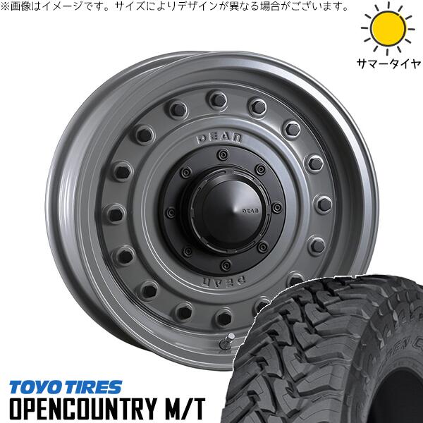 ランクル70 GRJ79K 235/85R16 サマータイヤ ホイール 4本セット 新品 | トーヨータイヤ (TOYO TIRE) オープンカントリー M/T × クリムソン (CRIMSON) ディーン コロラド スティールグレー 16インチ 6.5J +25 5穴150