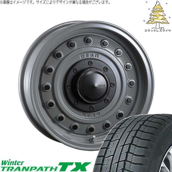 ヴェルファイア 215/70R16 スタッドレスタイヤ ホイール 4本セット 新品 | トーヨータイヤ (TOYO) ウィンタートランパス TX (WinterTRANPATH TX) × クリムソン (CRIMSON) ディーン コロラド スティールグレー 16インチ 7.0J +37 5穴114.3