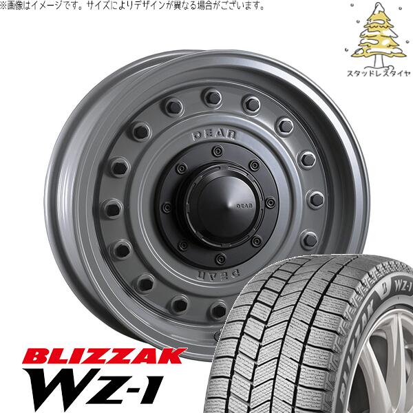 カローラクロス 215/65R16 スタッドレスタイヤ ホイール 4本セット 新品 | ブリヂストン (BRIDGESTONE) ブリザック WZ-1 (BLIZZAK WZ-1) × クリムソン (CRIMSON) ディーン コロラド スティールグレー 16インチ 7.0J +37 5穴114.3