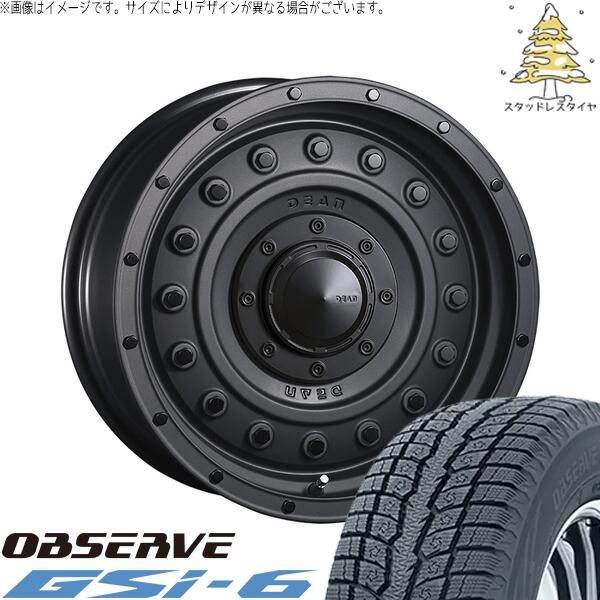 トライトン 265/70R17 スタッドレスタイヤ ホイール 4本セット 新品 | トーヨータイヤ (TOYO) オブザーブ Gsi-6 (OBSERVE Gsi-6) × クリムソン (CRIMSON) ディーン コロラド マットチャコールブラック 17インチ 8J +20 6穴139.7 174,240円