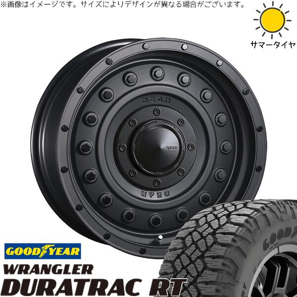 トライトン 265/70R17 サマータイヤ ホイール 4本セット 新品 | グッドイヤー (GOODYEAR) ラングラー デュラトラック RT &times; クリムソン (CRIMSON) ディーン コロラド マットチャコールブラック 17インチ 8J +20 6穴139.7｜タイヤショップ オールテレーン