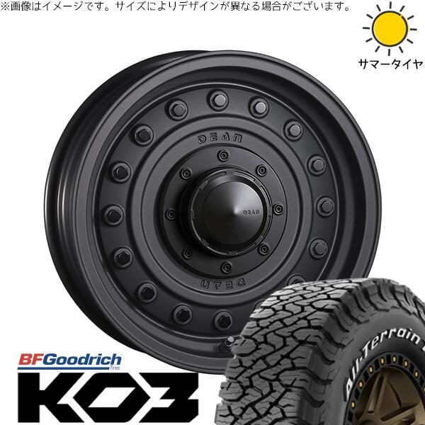 RAV4 アルファード ヴェルファイア 235/70R16 サマータイヤ ホイール 4本セット 新品 | BFグッドリッチ (BF Goodrich) オールテレーン T/A Ko3 (All-Terrain T/A Ko3) &times; クリムソン (CRIMSON) ディーン コロラド マットチャコールブラック 16インチ 7J +37 5穴114.3｜タイヤショップ オールテレーン