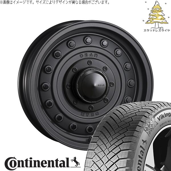 カローラクロス 215/65R16 スタッドレスタイヤ ホイール 4本セット 新品 | コンチネンタル (CONTINENTAL) バイキングコンタクト エイト (VikingContact8) × クリムソン (CRIMSON) ディーン コロラド マットチャコールブラック 16インチ 7.0J +37 5穴114.3