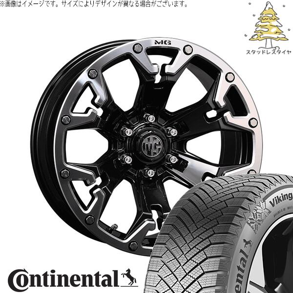 ランクル250 275/55R20 スタッドレスタイヤ ホイール 4本セット 新品 | コンチネンタル (CONTINENTAL) バイキングコンタクト エイト (VikingContact8) × クリムソン (CRIMSON) マーテルギア ゴーレム ブラック/マシニンググリップ 20インチ 9J +55 6穴139.7