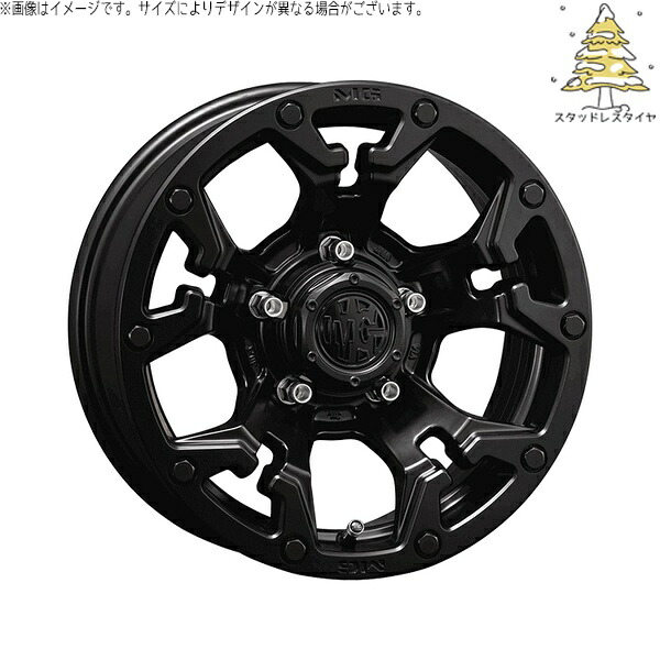 スズキ ジムニー JB64 JB23 JA22 JA12 215/70R16 スタッドレスタイヤ ホイール 4本セット 新品 | おすすめ輸入タイヤ &times; クリムソン (CRIMSON) マーテルギア ゴーレム マットブラック 16インチ 5.5J +20 5穴139.7｜タイヤショップ オールテレーン
