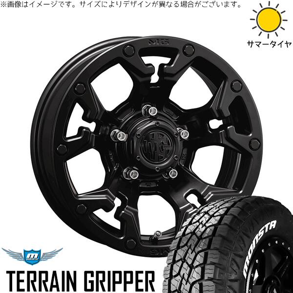 カローラクロス 215/70R16 サマータイヤ ホイール 4本セット 新品 | モンスタタイヤ (MONSTA TYRE) テレーングリッパー (TERRAIN GRIPPER) &times; クリムソン (CRIMSON) マーテルギア ゴーレム マットブラック 16インチ 7J +35 5穴114.3｜タイヤショップ オールテレーン