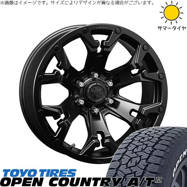 カローラクロス 215/70R16 サマータイヤ ホイール 4本セット 新品 | トーヨータイヤ (TOYO TIRE) オープンカントリー A/T3 × クリムソン (CRIMSON) マーテルギア ゴーレム マットブラック 16インチ 7J +35 5穴114.3|タイヤショップ オールテレーン