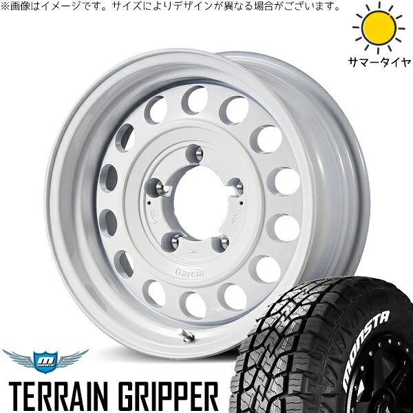 スズキ ジムニー JB64 JB23 JA22 JA12 215/70R16 サマータイヤ ホイール 4本セット 新品 | モンスタタイヤ (MONSTA TYRE) テレーングリッパー (TERRAIN GRIPPER) × エムアイディー (MID) MIDホイール ガルシア シスコ タイプ2 16インチ 5.5J +20 5穴139.7