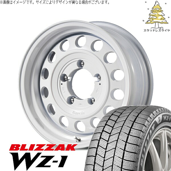 スズキ ジムニー JB64 JB23 JA22 JA12 175/80R16 スタッドレスタイヤ ホイール 4本セット 新品 | ブリヂストン (BRIDGESTONE) ブリザック WZ-1 (BLIZZAK WZ-1) × エムアイディー (MID) MIDホイール ガルシア シスコ タイプ2 16インチ 5.5J +20 5穴139.7|タイヤショップ オールテレーン