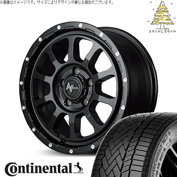 30アルファード 215/65R16 スタッドレスタイヤ ホイール 4本セット 新品 | コンチネンタル (CONTINENTAL) ノースコンタクト セブン (NorthContact7) × エムアイディー (MID) ナイトロパワー M10 パーシング 16インチ 7.0J +40 5穴114.3