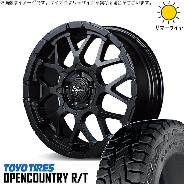 アウトランダー 225/55R18 サマータイヤ ホイール 4本セット 新品 | トーヨータイヤ (TOYO TIRE) オープンカントリー R/T × エムアイディー (MID) ナイトロパワー M28 バレット セミグロスブラック 18インチ 7J +35 5穴114.3|タイヤショップ オールテレーン