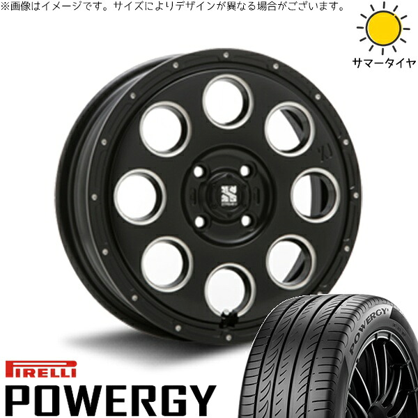 タフト リフトアップ 175/65R15 サマータイヤ ホイール 4本セット 新品 | ピレリ (PIRELLI) パワジー &times; エムエルジェイ (MLJ) エクストリームJ KK03 サテンブラックミルド 15インチ 4.5J +45 4穴100｜タイヤショップ オールテレーン