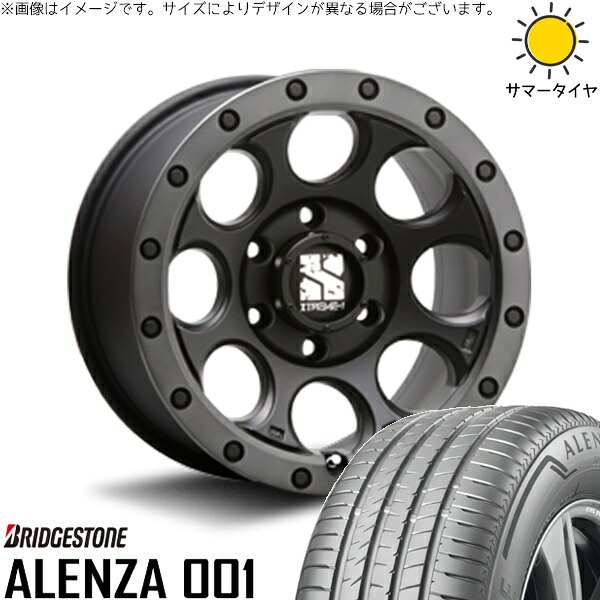 トライトン 285/60R18 サマータイヤ ホイール 4本セット 新品 | ブリヂストン (BRIDGESTONE) アレンザ 001 × エムエルジェイ (MLJ) エクストリームJ XJ03 フラットブラックスモーク 18インチ 8J +20 6穴139.7