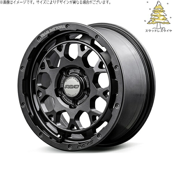 カローラクロス 215/65R16 スタッドレスタイヤ ホイール 4本セット 新品 | おすすめ輸入タイヤ × レイズ (RAYS) チームデイトナ M9+ SPEC-M セミグロススーパーダークガンメタ 16インチ 7.0J +37 5穴114.3