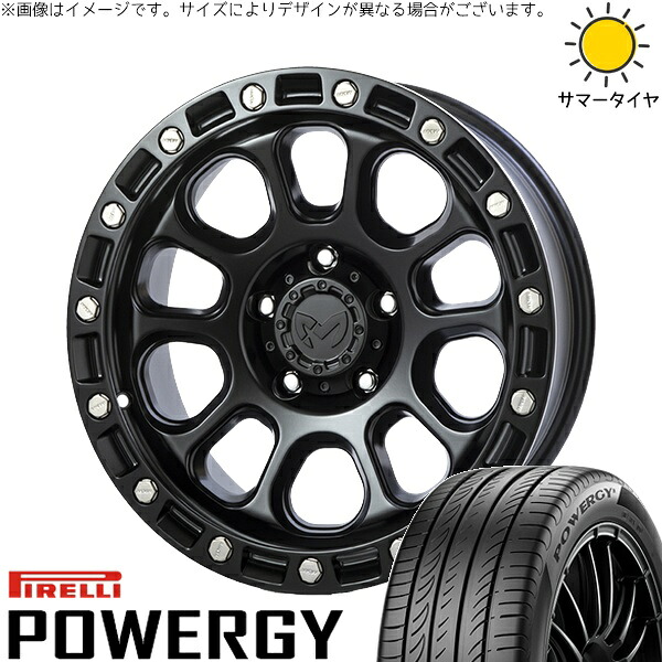30アルファード 215/65R16 サマータイヤ ホイール 4本セット 新品 | ピレリ (PIRELLI) パワジー &times; トライスター (TRISTAR) MKW M204 ブラックキャット 16インチ 7J +35 5穴114.3｜タイヤショップ オールテレーン