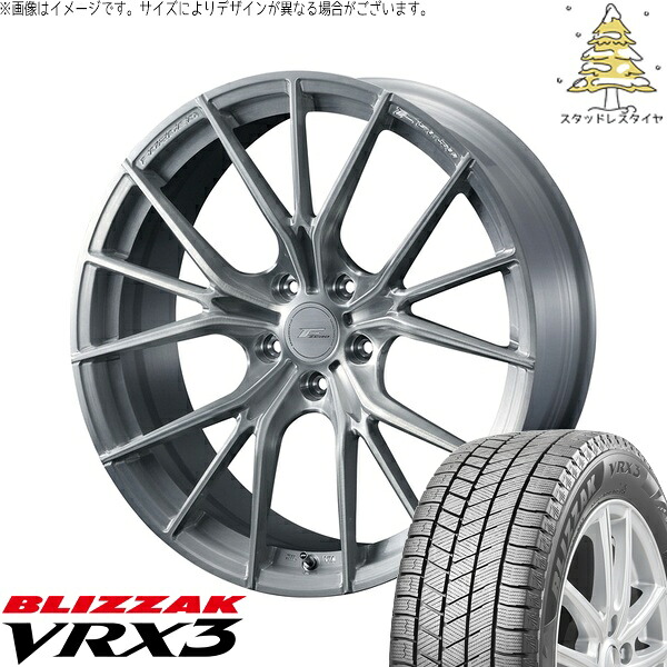 GN アウトランダー 235/55R19 サマータイヤ ホイール 4本セット 新品 | ブリヂストン (BRIDGESTONE) ブリザック VRX3 × ウェッズ (WEDS) エフゼロ FZ-1 ブラッシュド 19インチ 8J +38 5穴114.3
