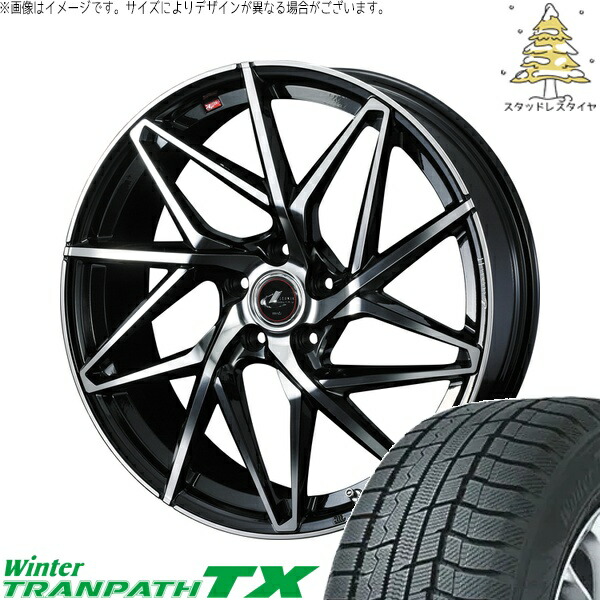 30アルファード 235/50R18 サマータイヤ ホイール 4本セット 新品 | トーヨータイヤ (TOYO TIRE) ウィンタートランパス TX × ウェッズ (WEDS) レオニス IT パールブラック/ミラーカット 18インチ 8J +42 5穴114.3 133,760円