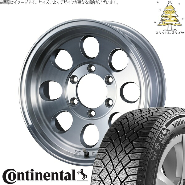 ヤリスクロス 205/65R16 サマータイヤ ホイール 4本セット 新品 | コンチネンタル (Continental) バイキングコンタクト7 × ウェッズ (WEDS) ジムライン タイプ2 ポリッシュ 16インチ 7J +38 5穴114.3