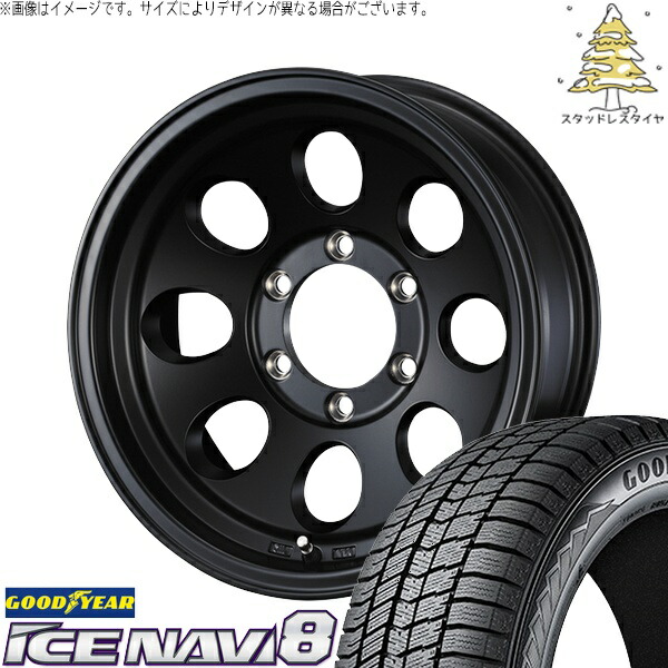 ヤリスクロス 205/65R16 サマータイヤ ホイール 4本セット 新品 | グッドイヤー (GOODYEAR) アイスナビ8 × ウェッズ (WEDS) ジムライン タイプ2 MBK 16インチ 7J +38 5穴114.3
