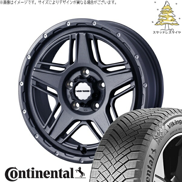 レクサスGS レクサスIS 225/50R17 サマータイヤ ホイール 4本セット 新品 | コンチネンタル (Continental) バイキングコンタクト8 × ウェッズ (WEDS) マッドヴァンス07 フリントグレー 17インチ 7J +40 5穴114.3