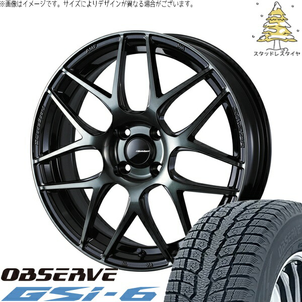 ライズ ロッキー ガソリン車 215/70R16 サマータイヤ ホイール 4本セット 新品 | トーヨータイヤ (TOYO TIRE) オブザーブ Gsi-6 × ウェッズ (WEDS) ウェッズスポーツ SA27R ウォースブラッククリアー 16インチ 6.5J +42 4穴100