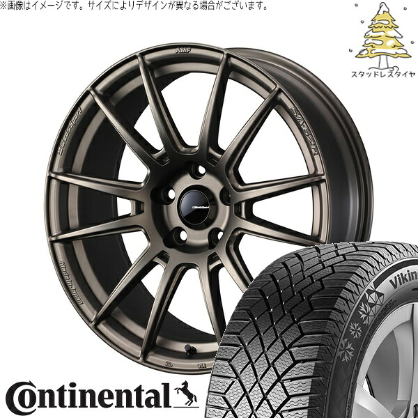 T33エクストレイル 235/60R18 サマータイヤ ホイール 4本セット 新品 | コンチネンタル (Continental) バイキングコンタクト7 × ウェッズ (WEDS) ウェッズスポーツ SA62R EJブロンズ 18インチ 7.5J +35 5穴114.3|タイヤショップ オールテレーン