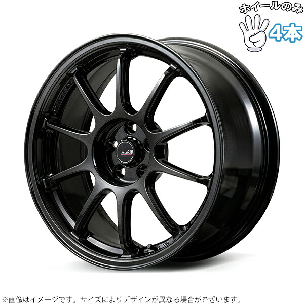 新品 アルミホイール 4本セット 17インチ | エムアイディー (MID) MIDレーシング R10 EVO ブラックメタリック 7J +45 4穴100｜タイヤショップ オールテレーン 70,664円