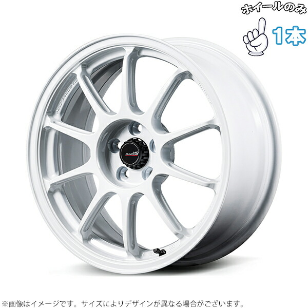 新品 アルミホイール 1本 16インチ | エムアイディー (MID) MIDレーシング R10 EVO ホワイト 7J +35 4穴100