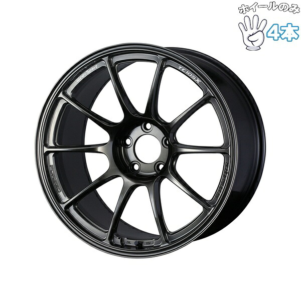 新品 アルミホイール 4本セット 19インチ | ウェッズ (WEDS) ウェッズスポーツ TC-105X FORGED EJチタン 9.5J +22 5穴114.3