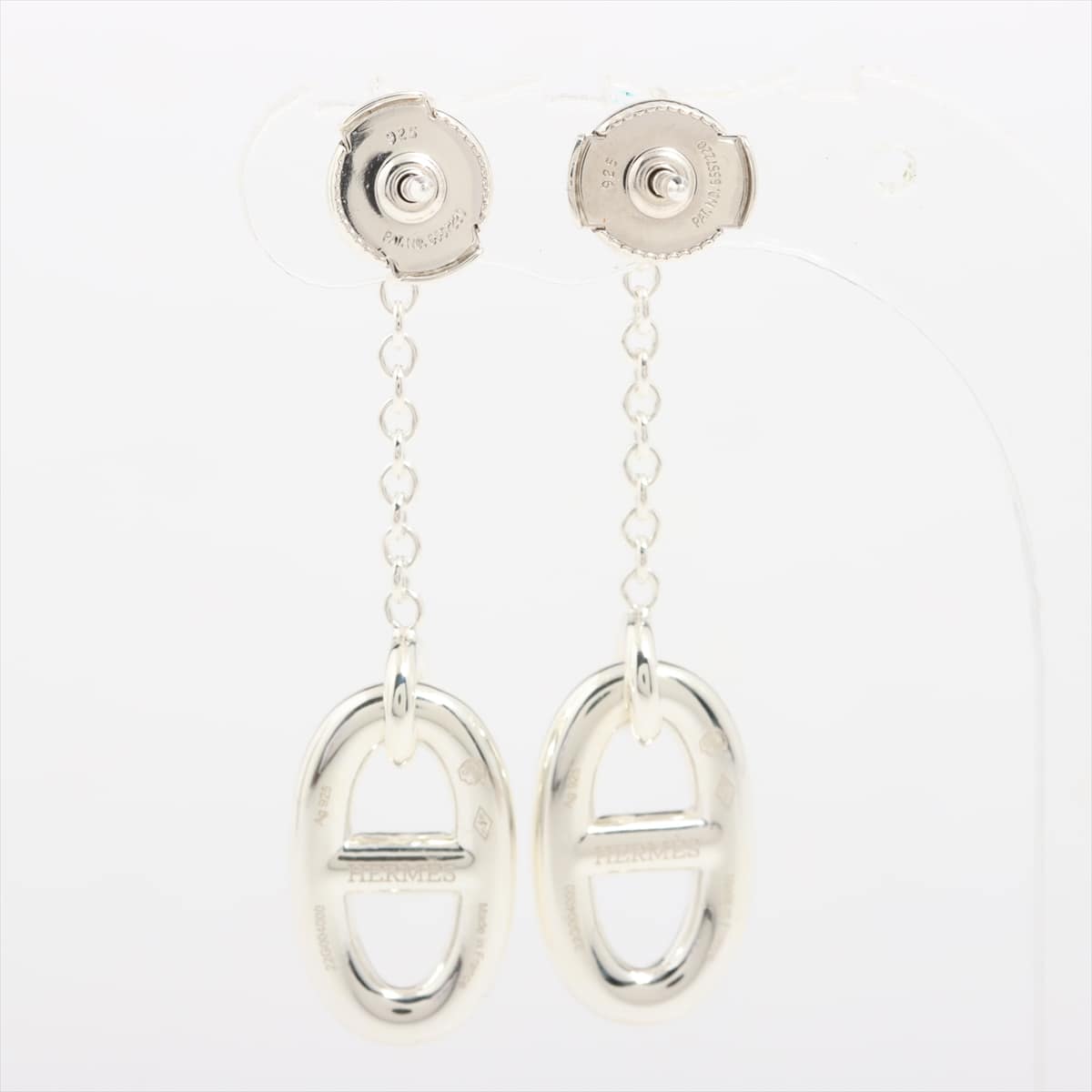 HERMESファランドールシルバーピアス | www.jarussi.com.br