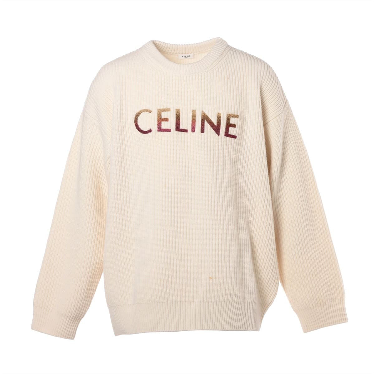 お買い得モデル CELINE セリーヌ 肉厚 厚手 アルパカニットセーター メンズＬ dior ニット/セーター
