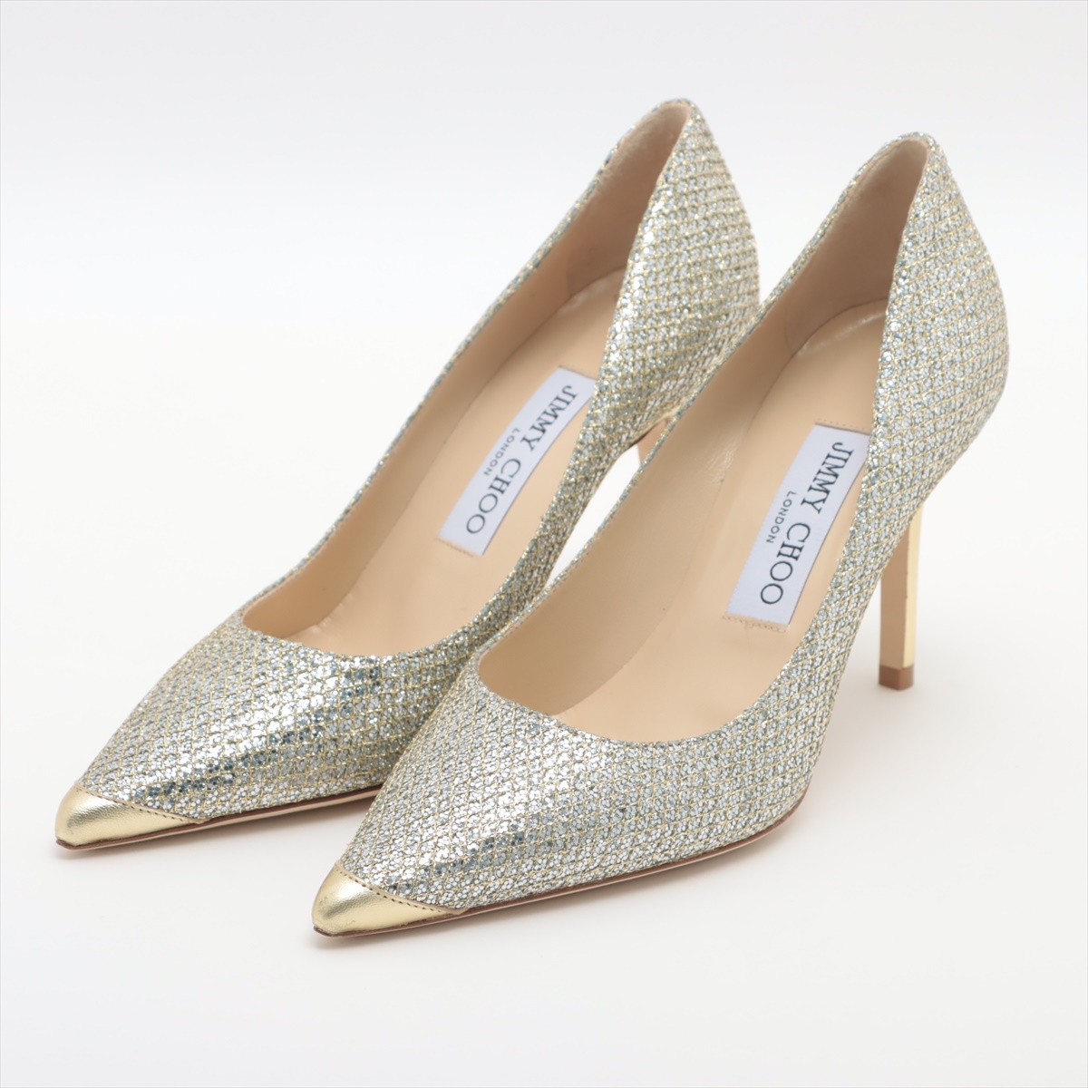 JIMMY CHOO パンプス size 35 1/2 色 CHAMPAGNE africacataracts.org